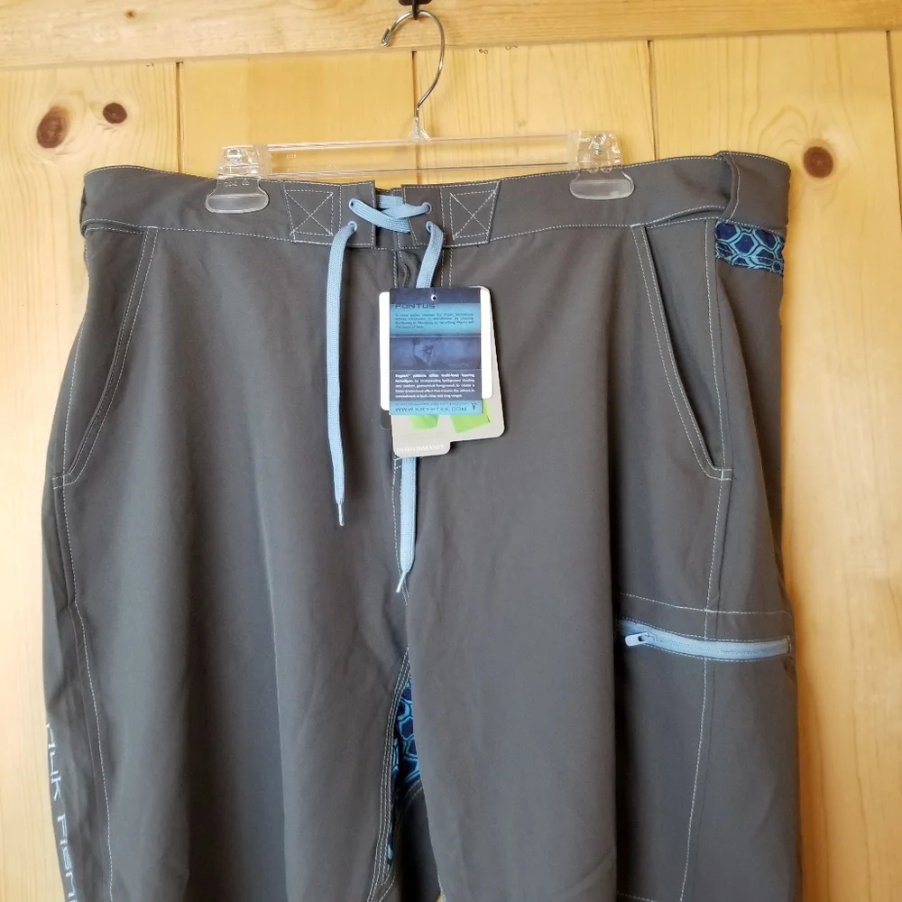 Huk Next Level Fishing Swimming Performance Boardshort NWT